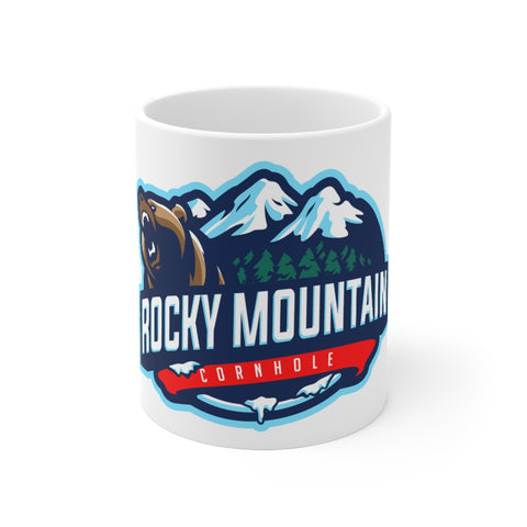 Rocky Mountain Cornhole Ceramic Mug 11oz