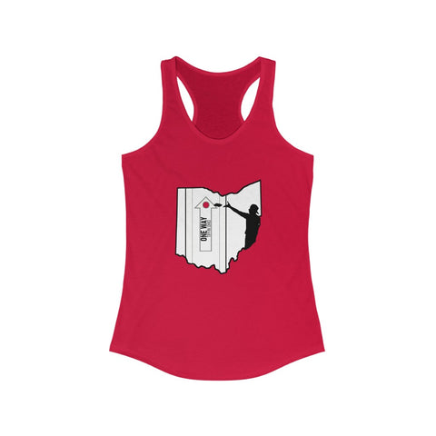 1 Way Cornhole Women's Ideal Racerback Tank