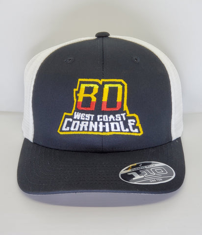 Blake Demale Flexfit (Black/White) - 110 Mesh-Back Cap - 110M