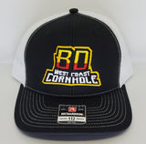 Blake Demale (Black/White) - Richardson Snapback Trucker Cap - 112