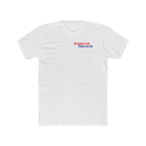 American Thrower  Front/Back Logo Men's Cotton Crew Tee
