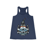 Port City Women's Flowy Racerback Tank