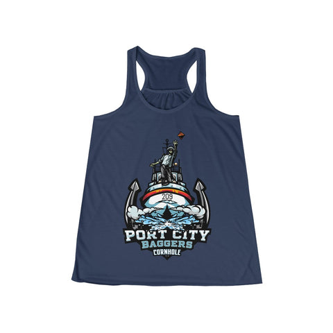 Port City Women's Flowy Racerback Tank