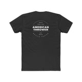 American Thrower Front/Back Logo Men's Cotton Crew Tee