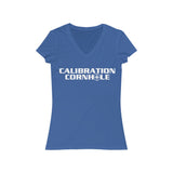 Calibration Cornhole Women's Jersey V-Neck Tee