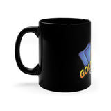 Golden Sands 11oz Black Mug