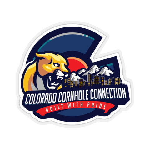 Colorado Cornhole Connection Kiss-Cut Stickers