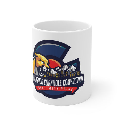 Colorado Cornhole Connection Ceramic Mug 11oz