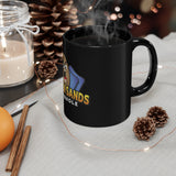 Golden Sands 11oz Black Mug