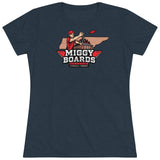 Miggy Boards Women's Triblend Tee