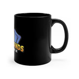 Golden Sands 11oz Black Mug