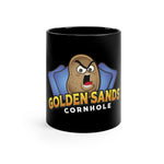 Golden Sands 11oz Black Mug