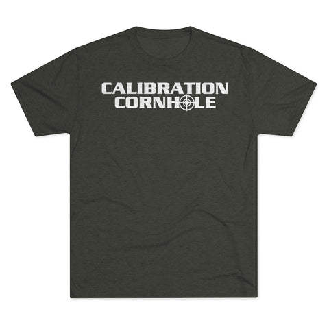 Calibration Cornhole Men's Tri-Blend Crew Tee